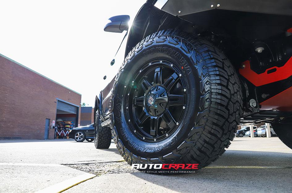FORD RANGER RENEGADE V2 MATTE BLACK